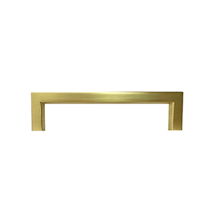 Brushed Brass Square Pull